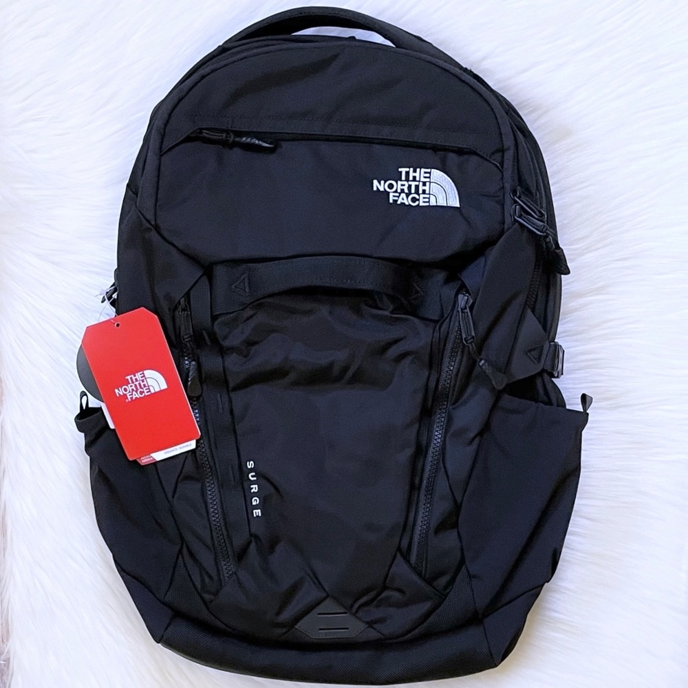 The North Face Unisex Surge 31 Liter Backpack In Black USED